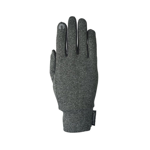 Back detail on Extremities Herringbone thermal touchscreen liner glove