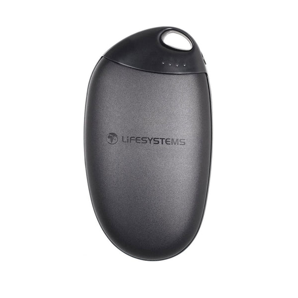 Lifesystems rechargeable hand warmer showing the front detail