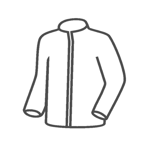 Sub Zero fleece jacket outline drawing for the Ukrainian appeal donations