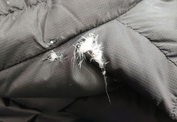 Down jacket tears can be fixed using a range of different techniques 
